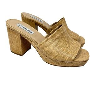 Steve Madden Elda Tweed Square Toe Women’s Size 9